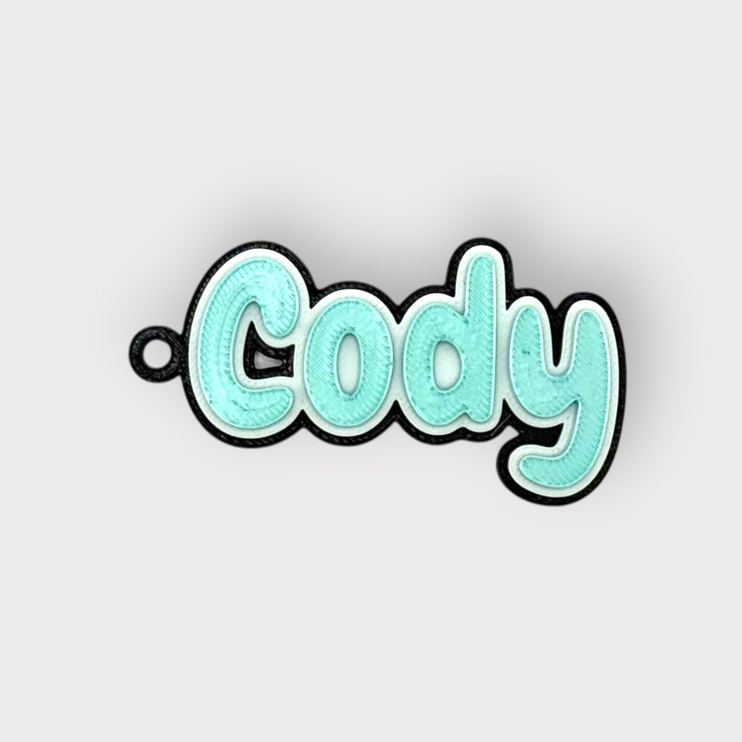 3 Color Custom Keychain - Chewy Style