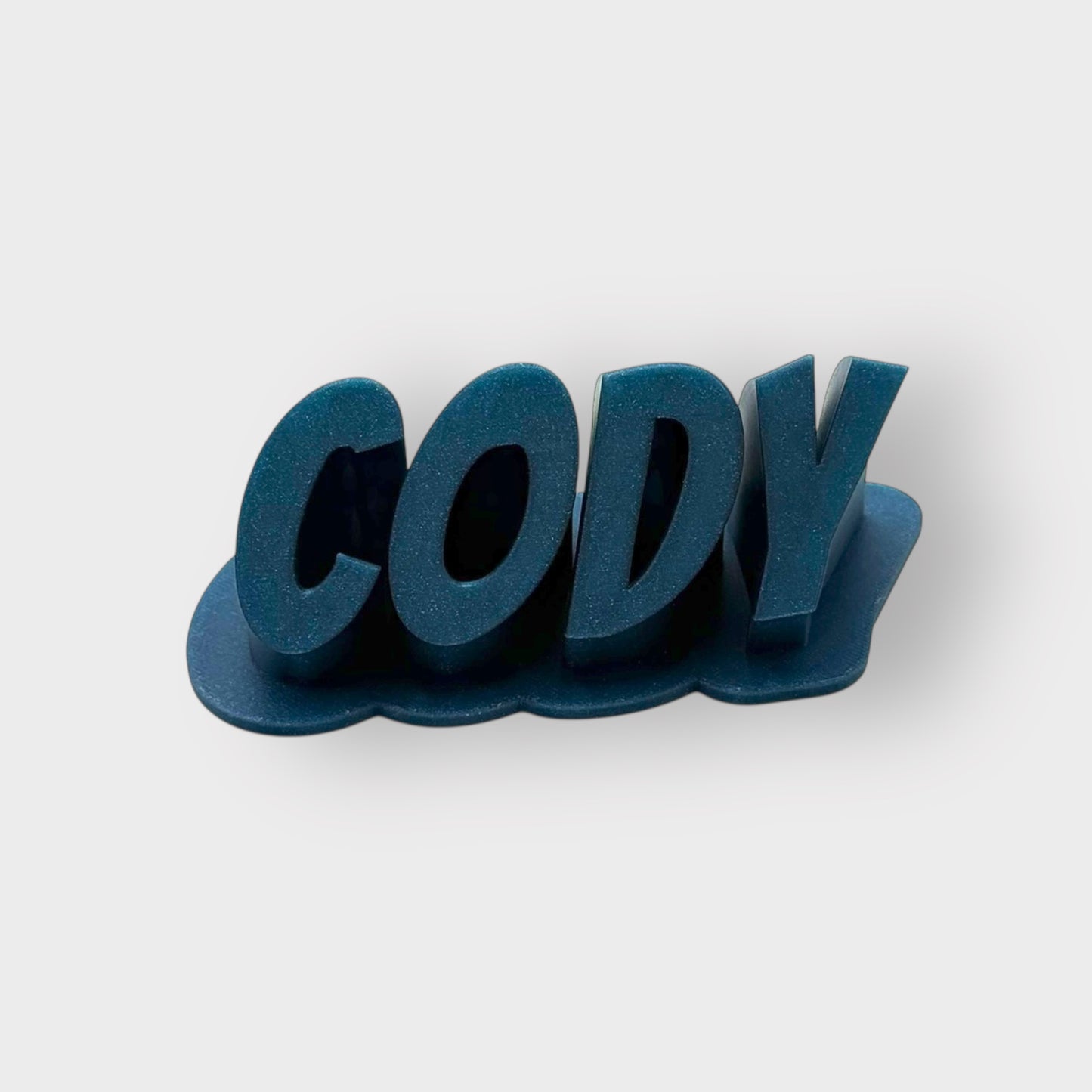 Personalized Sweeping Name Plate