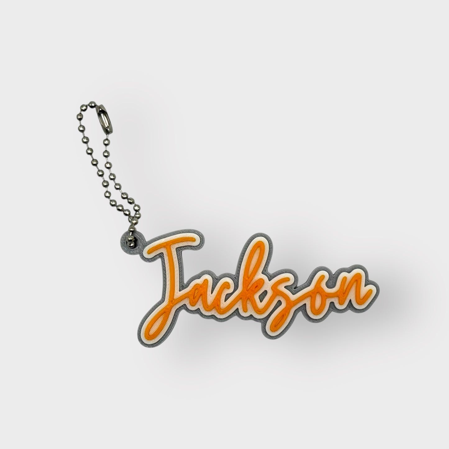 3 Color Custom Twisted Style Keychain