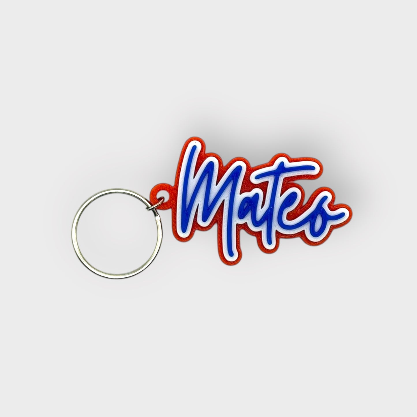 3 Color Custom Twisted Style Keychain