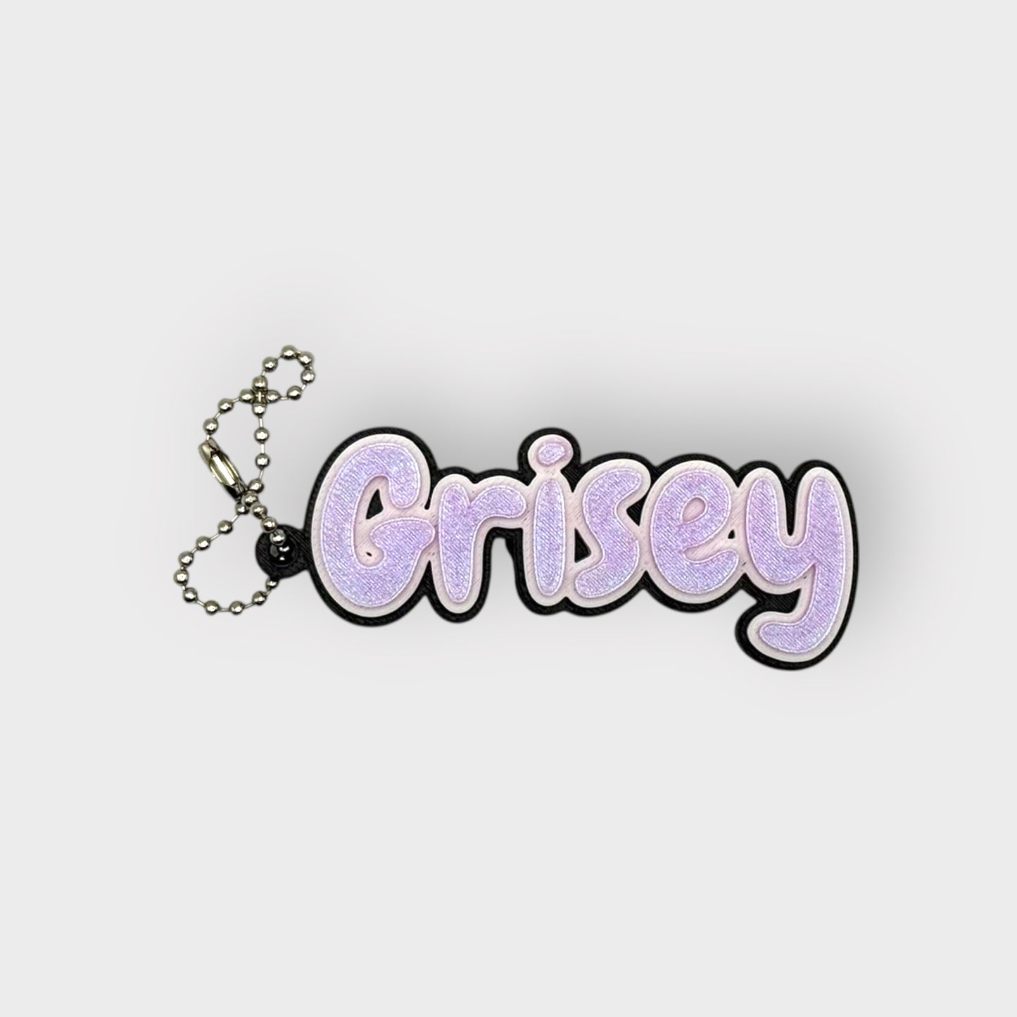 3 Color Custom Keychain - Chewy Style