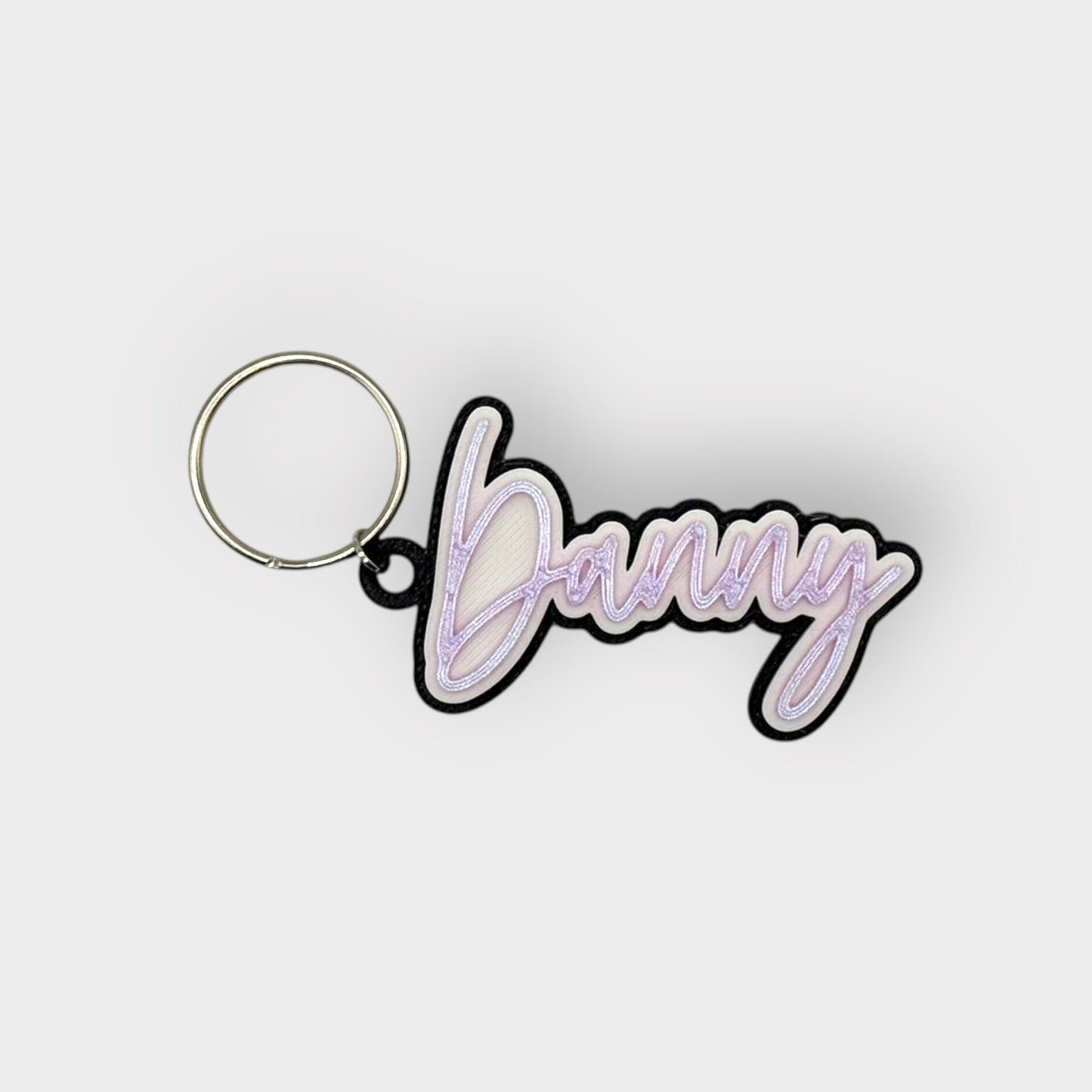 3 Color Custom Twisted Style Keychain
